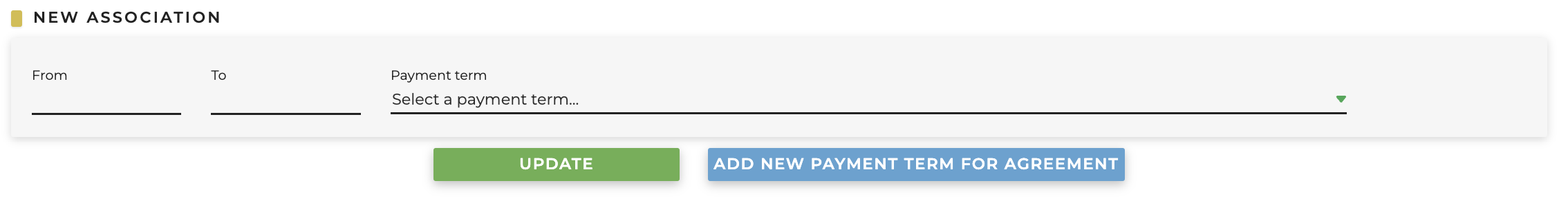 payment term